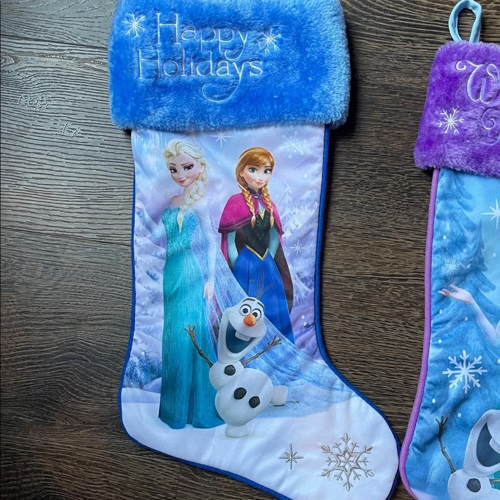 Frozen Christmas Stockings - two Christmas stockings